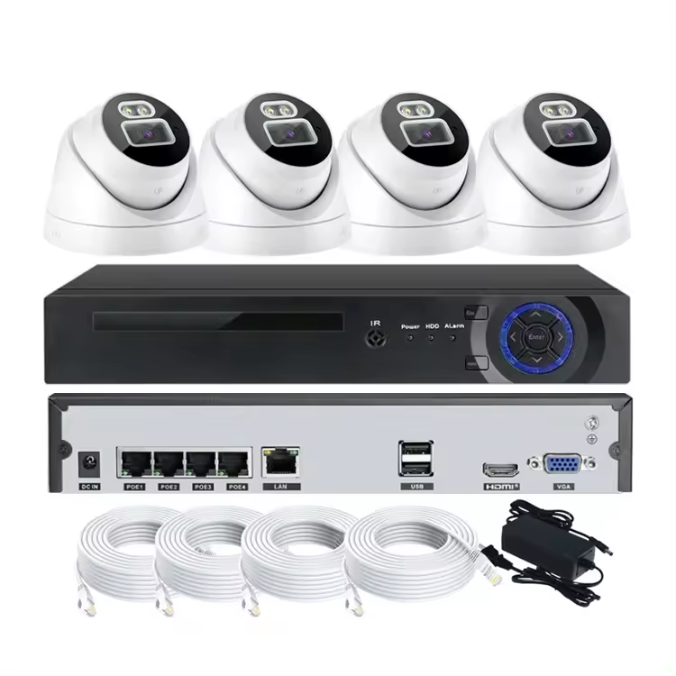 4ch NVR KIT 8MP POE NVR KIT IP Camera Security Nvr Alarm Camera System