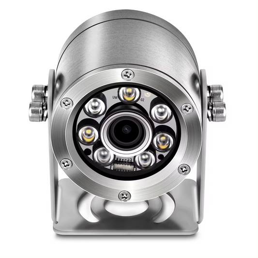 5MP underwater waterproof cameras downhole inspection aquaculture pipe aquarium camera with H.265 underwater CCTV camera