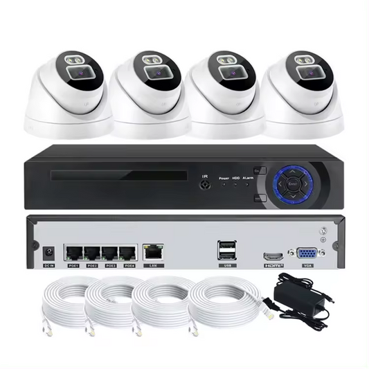 4 ch NVR KIT 4.0megapixel POE NVR KIT IP Dual light Home Security high Quality Camera System